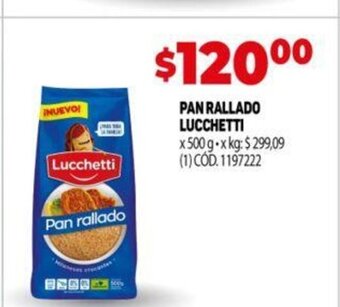 Makro Pan Rallado Lucchetti oferta