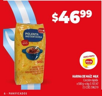 Makro Harina De Maíz M&K oferta