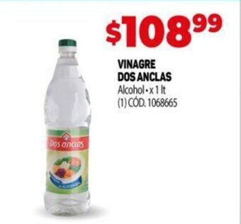 Makro Vinagre Dos Anclas oferta