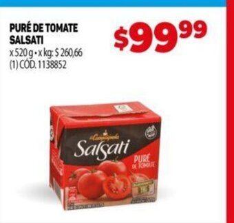 Makro Puré de Tomate Salsati oferta