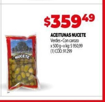 Makro Aceitunas Nucete oferta