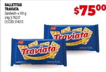 Makro Galletitas Traviata oferta