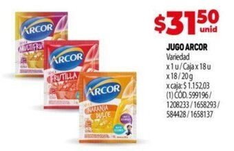 Makro Jugo Arcor oferta