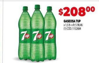 Makro Gaseosa 7Up oferta