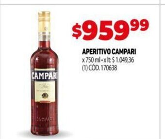 Makro Aperitivo Campari oferta
