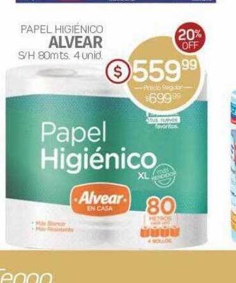 Alvear Papel higiénico alvear oferta