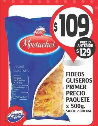 Supermercados Malambo Fideos guiseros primer precio paquete oferta
