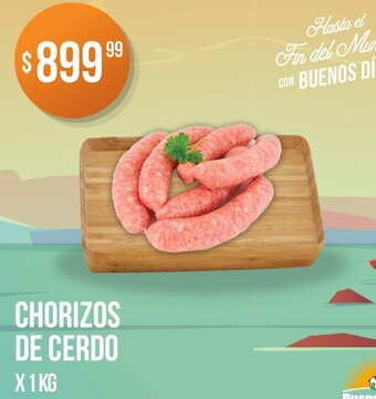 Supermercados Buenos Días Chorizos de Cerdo x 1kg oferta