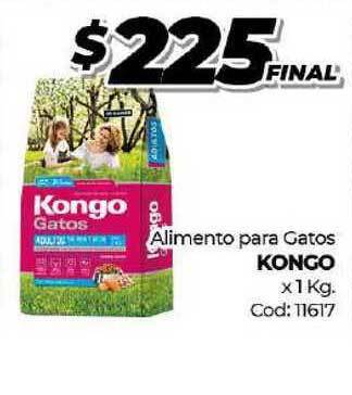 Diarco Kongo Alimento para Gatos x 1kg oferta