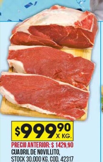 Coto Cuadril De Novillito oferta