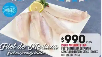 Coto Filet de Merluza Despinado Congelado / Fresco oferta
