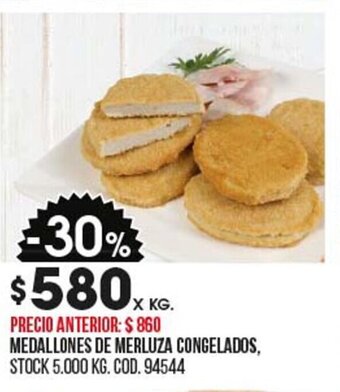 Coto Medallones De Merluza Congelados oferta