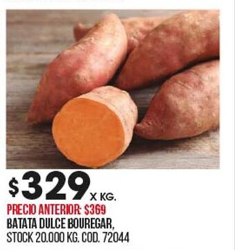 Coto Batata Dulce Bouregar oferta