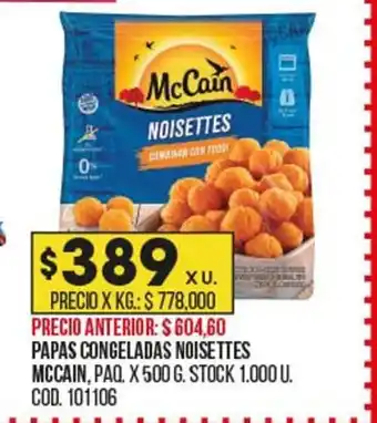 Coto Papas Congeladas Noisettes McCain oferta