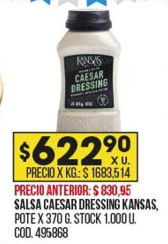 Coto Salsa Caesar Dressing Kansas oferta