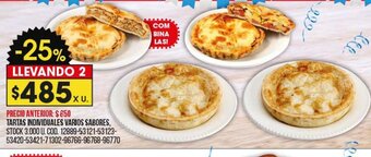 Coto Tartas Individuales Varios Sabores oferta