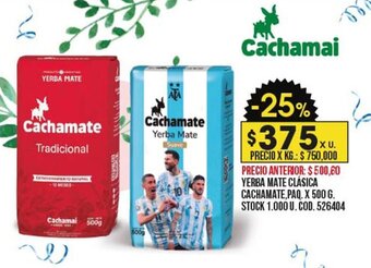 Coto Yerba Mate Clásica Cachamate oferta