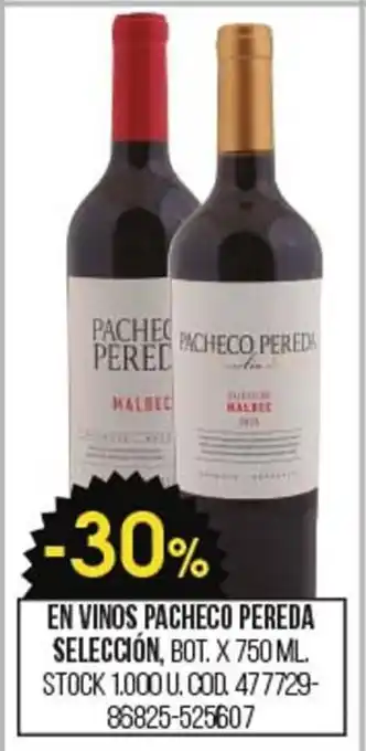 Coto En Vinos Pacheco Pereda Selección oferta