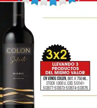Coto En Vinos Colón oferta
