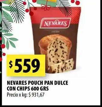 Punto Mayorista Pan dulce nevares 600g oferta