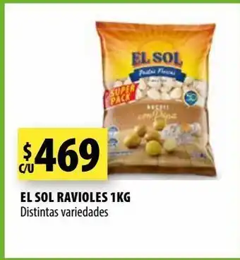 Punto Mayorista Ravioles el sol 1kg oferta