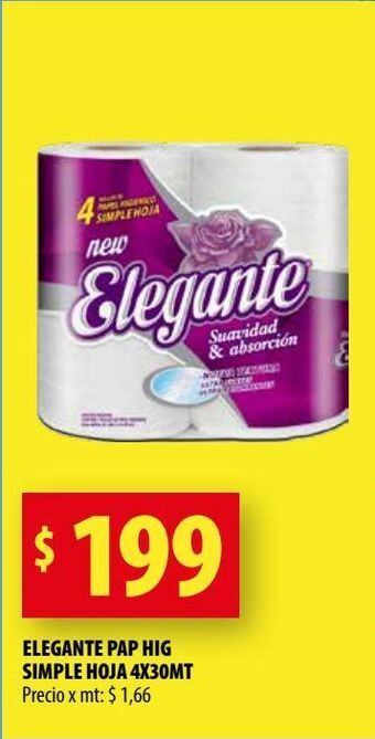 Punto Mayorista Papel higiénico elegante 4x30mt oferta