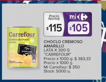 Carrefour Choclo cremoso amarillo lata oferta