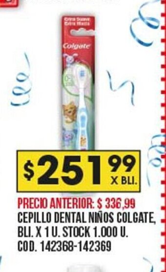 Coto Cepillo Dental Niños Colgate oferta