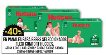 Coto Pañales Para Bebés Seleccionados Flexi Comfort Huggies oferta