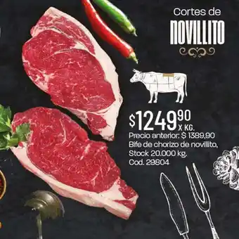 Coto Bife de Chorizo De Novillito oferta