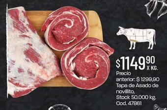Coto Tapa De Asado De Novillito oferta
