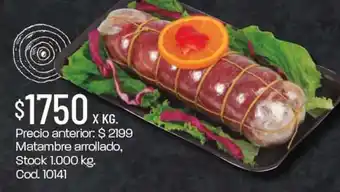 Coto Matambre Arrollado oferta