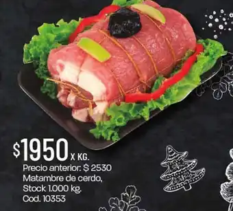 Coto Matambre De Cerdo oferta