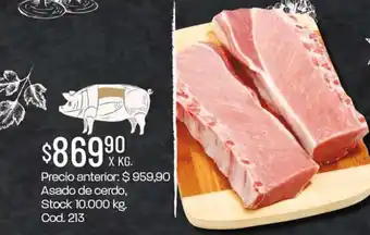 Coto Asado de Cerdo oferta