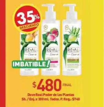 Anika Shop Dove real poder de las plantas sh.-enj. oferta