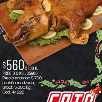 Coto Lechón Rostizado oferta