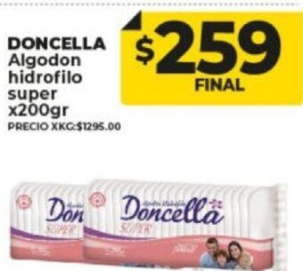 Supermayorista Vital Doncella Algodon Hidrofilo Super x200gr oferta