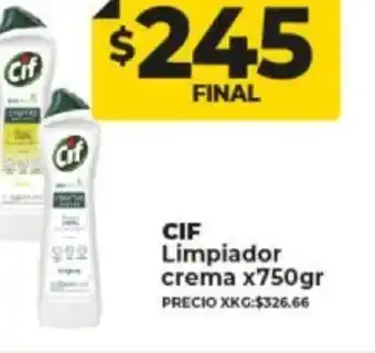 Supermayorista Vital CIF Limpiador Crema x750gr oferta