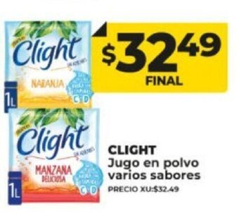 Supermayorista Vital Clight Jugo En Polvo Varios Sabores oferta