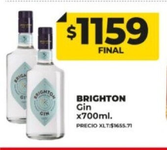 Supermayorista Vital Brighton Gin x 700ml oferta