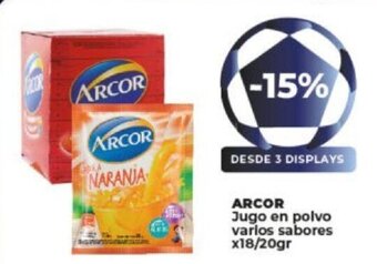Supermayorista Vital Arcor Jugo En Polvo Varios Sabores x 18/20gr oferta