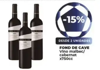 Supermayorista Vital Fond De Cave Vino Malbec/Cabernet x 750cc oferta