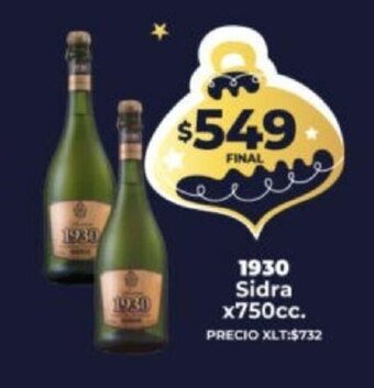 Supermayorista Vital 1930 Sidra x 750cc oferta