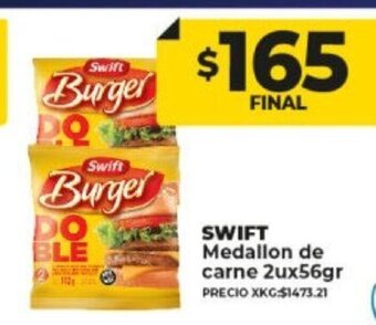 Supermayorista Vital Swift Medallon De Carne 2u x 56gr oferta