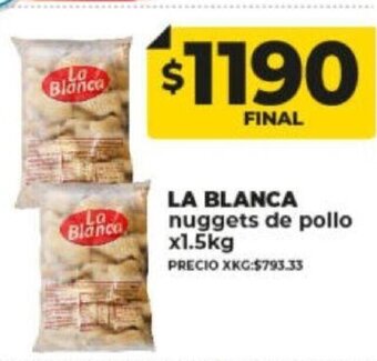 Supermayorista Vital La Blanca Nuggets De Pollo x 1.5kg oferta