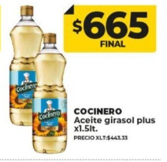 Supermayorista Vital Cocinero Aceite Girasol Plus x 1.5lt oferta