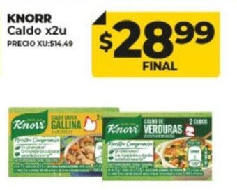 Supermayorista Vital Knorr Caldo x 2u oferta