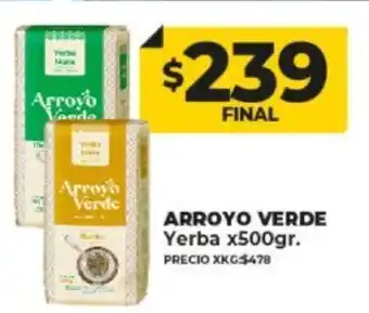 Supermayorista Vital Arroyo Verde Yerba x 500gr oferta