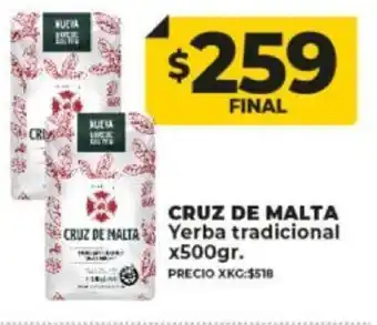 Supermayorista Vital Cruz De Malta Yerba Tradicional x 500gr oferta