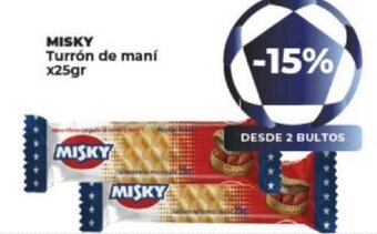 Supermayorista Vital Misky Turrón De Maní x 25gr oferta